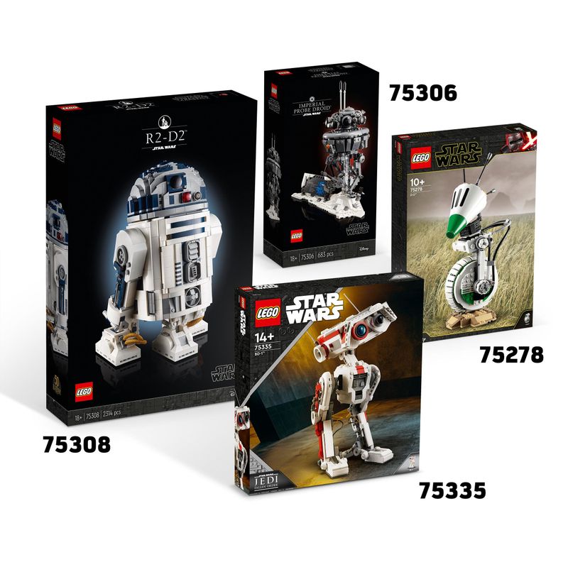 LEGO-Star-Wars-75335-BD-1-Figura-di-Droide-Snodabile-Modellino-da-Collezione-Set-dal-Videogame-Jedi--Fallen-Order