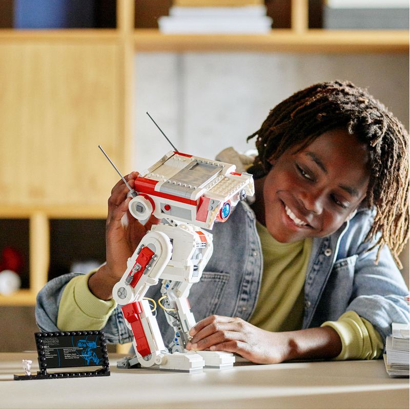 LEGO-Star-Wars-75335-BD-1-Figura-di-Droide-Snodabile-Modellino-da-Collezione-Set-dal-Videogame-Jedi--Fallen-Order