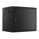 Lanberg Pensile Rack 19" 9U/600X450 anta in metallo nero (WF01-6409-00B)
