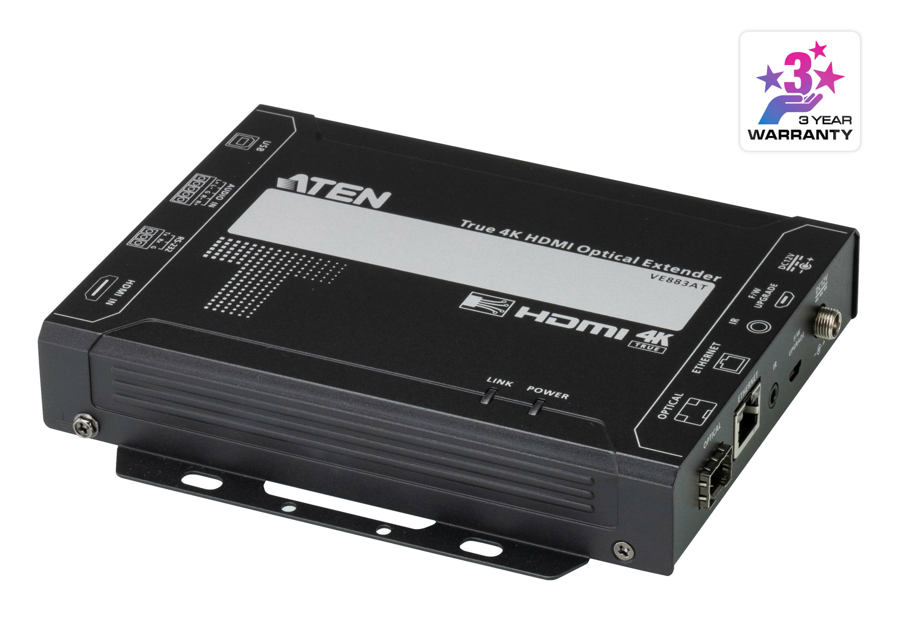 ATEN Trasmettitore ottico HDMI True 4K (4K@300m (K1, MM) / 10km (K2, SM))