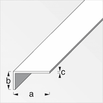 5 x profilo bianco h.200 cm elle 30x15x1 mm