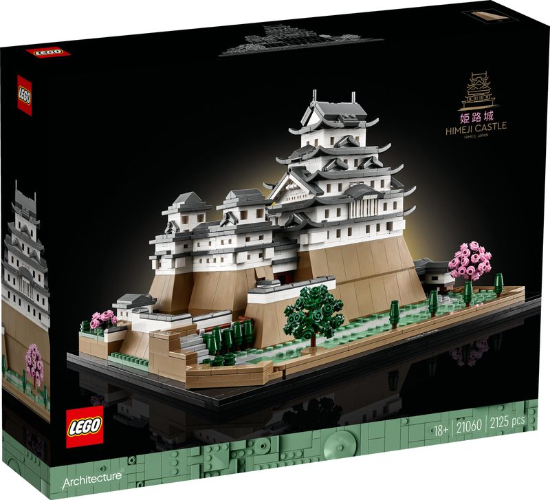 LEGO-Architecture-21060-Castello-di-Himeji-Kit-Modellismo-Adulti-Collezione-Monumenti-Albero-Ciliegio-in-Fiore-da-Costruire