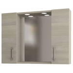 Specchio da bagno mod.960 con 2 ante rov grig