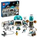 LEGO-City-60350-Base-di-Ricerca-Lunare-Centro-Spaziale-Giocattolo-NASA-con-Veicolo-Rover-e-6-Minifigure-di-Astronauti