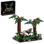 LEGO-Star-Wars-diorama-di-The-Speeder-Chase-su-Endor-con-Luke-Skywalker