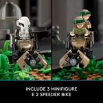 LEGO-Star-Wars-diorama-di-The-Speeder-Chase-su-Endor-con-Luke-Skywalker