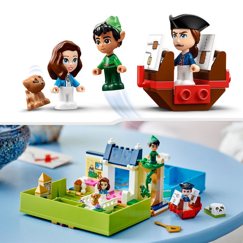 LEGO-Disney-Classic-43220-L-Avventura-nel-Libro-delle-Fiabe-di-Peter-Pan-e-Wendy-Set-Giochi-da-Viaggio-per-Bambini-5--Anni