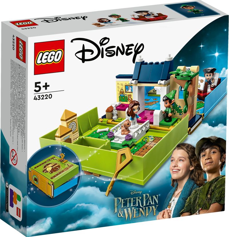 LEGO-Disney-Classic-43220-L-Avventura-nel-Libro-delle-Fiabe-di-Peter-Pan-e-Wendy-Set-Giochi-da-Viaggio-per-Bambini-5--Anni