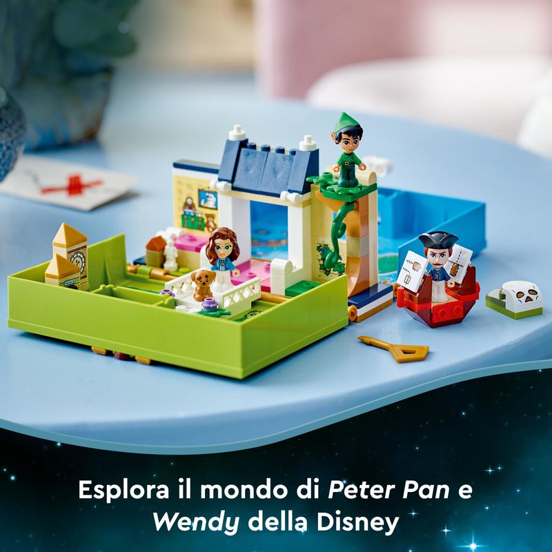 LEGO-Disney-Classic-43220-L-Avventura-nel-Libro-delle-Fiabe-di-Peter-Pan-e-Wendy-Set-Giochi-da-Viaggio-per-Bambini-5--Anni