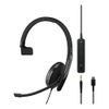 EPOS-ADAPT-135-USB-C-II-Auricolare-Cablato-A-Padiglione-Ufficio-USB-tipo-C-Nero