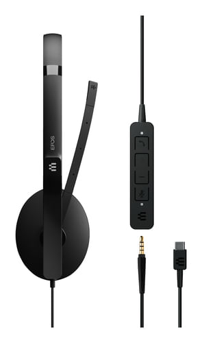 EPOS-ADAPT-135-USB-C-II-Auricolare-Cablato-A-Padiglione-Ufficio-USB-tipo-C-Nero