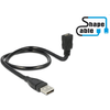 DeLOCK-ShapeCable---Cavo-di-prolunga-USB---Micro-USB-a-5-pin-Tipo-B--W--a-USB--M----50-cm---Nero--83922-