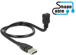 DeLOCK-ShapeCable---Cavo-di-prolunga-USB---Micro-USB-a-5-pin-Tipo-B--W--a-USB--M----50-cm---Nero--83922-