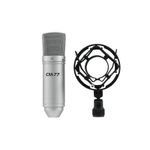 Omnitronic Microfono da studio Omnitronic MIC CM-77 Tipo di trasmissione cablato incl. morsetto (13030918)