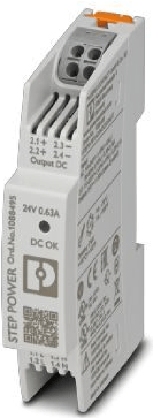 Phoenix Contact STEP3-PS/1AC/24DC/0.63/PT alimentatore 15 W bianco (1088495)