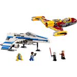 LEGO Star Wars 75364 E-Wing della Nuova Repubblica vs. Starfighter di Shin Hati