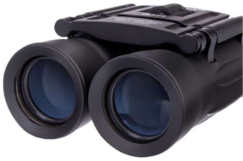 Levenhuk-Atom-12x25-binocolo-A-tetto-Nero