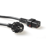 ACT 2.0m Schuko CEE 7/7 - C19 M/F Nero 2 m CEE7/7 Accoppiatore C19