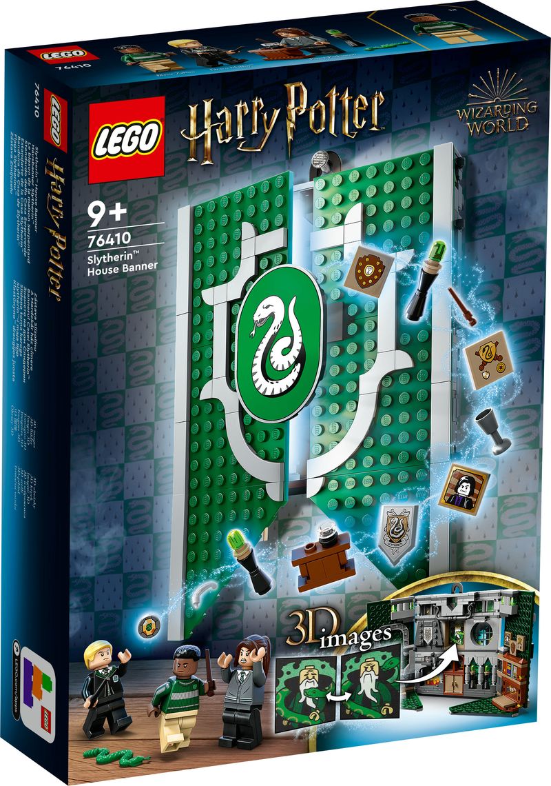 LEGO-Harry-Potter-76410-Stendardo-della-Casa-Serpeverde-da-Parete-Sala-Comune-Castello-di-Hogwarts-Giocattolo-da-Collezione