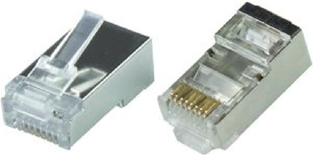 Logilink - Connettore di rete - RJ-45 (S) - STP - CAT 6a (confezione da 50) (MP0070)