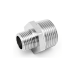 NIPPLE RIDOTTO MM IN OTTONE CROMO IBP   1/2" x 3/8" -CONF