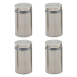 1BL x DISTANZIALI INOX PER TARGHE Ã˜ 18 mm - pz 4Ã˜ 18 mm - pz 4