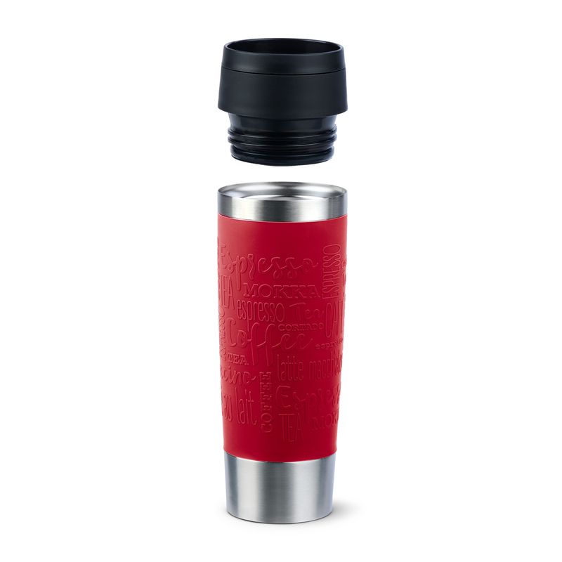 EMSA-Travel-Mug-Classic-N2022200-tazza-da-viaggio-500-ml-Nero-Rosso-Acciaio-inox-Acciaio-inox