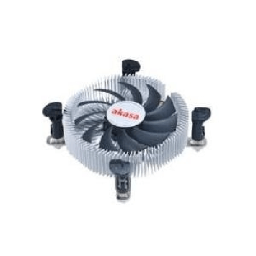Akasa AK CC7122BP01 - Prozessorkühler - (für: LGA775, LGA1156, LGA1155) - Aluminium - 75 mm