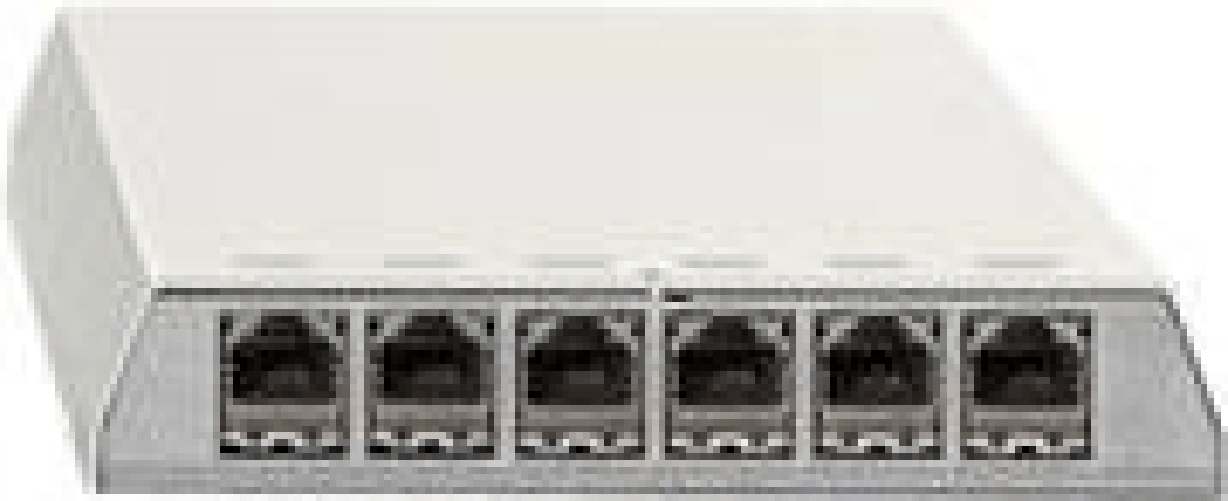 Rutenbeck PP-Cat.6A iso-6 Ap rw - Patch Panel - shielded - OberflÃ¤che montierbar, geeignet fÃ¼r Wandmontage, Desktop, DIN