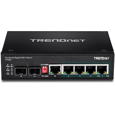 Trendnet-TI-PG62-switch-di-rete-Non-gestito-Gigabit-Ethernet--10-100-1000--Supporto-Power-over-Ethernet--PoE--Nero