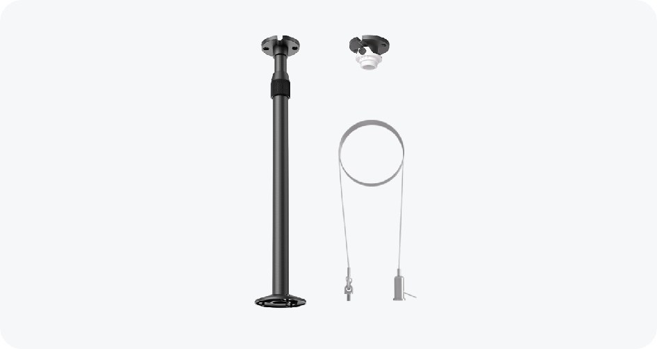 Yealink 3311091 accessorio per videoconferenza Kit di montaggio Nero Grigio