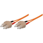 Tecline LWL Patchkabel, 50/125 µm, OM2-Faser, SC Duplex Stecker/Stecker, orange, 5,0 m (75905)