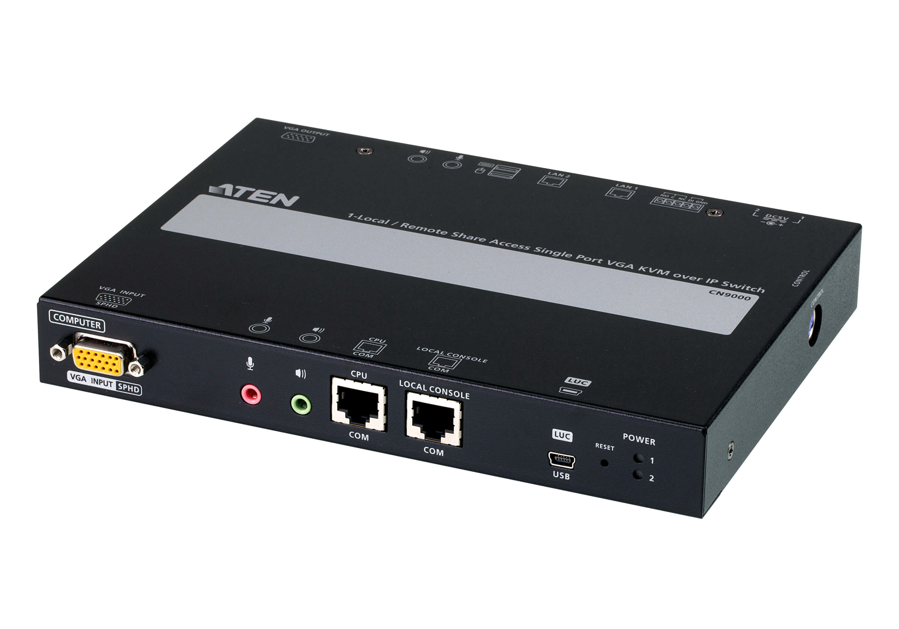 Aten Switch KVM over IP VGA a singola porta per 1 accesso condiviso locale/remoto