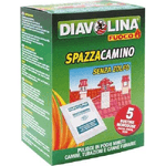 6X ANTIFULIGGINE SPAZZACAMINO BUSTINE DIAVOLINA FUOCO GR 50 CF=PZ 5