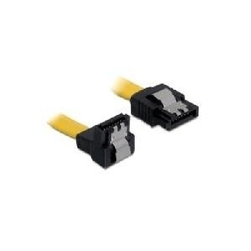 SATA-II-Spezifikation--Datentransferraten-SATA-bis-zu-3Gbps--Kabellnge-30cm--Mit-Metall-Clips--Anschlsse-unten---gerade