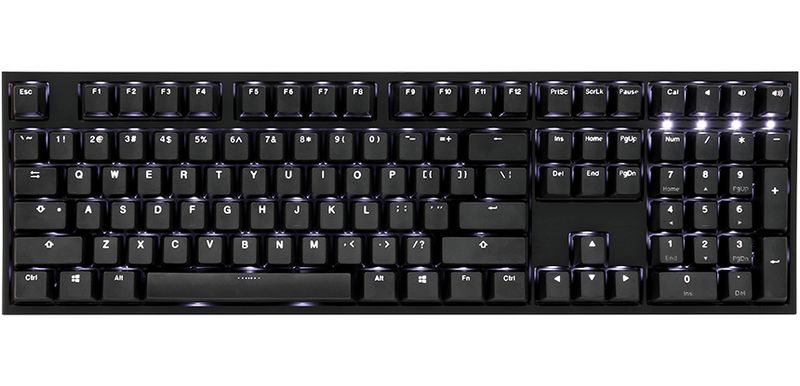 Tastiera-da-gioco-PBT-retroilluminata-Ducky-One-2-MX-Rosso-LED-bianco---nero--DKON1808S-RDEPDAZW1-