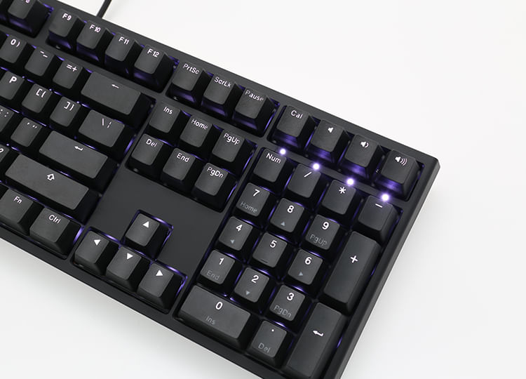 Tastiera-da-gioco-PBT-retroilluminata-Ducky-One-2-MX-Rosso-LED-bianco---nero--DKON1808S-RDEPDAZW1-