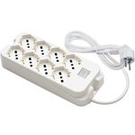 FANTON 47440 prolunghe e multiple 1,5 m 8 presa(e) AC Interno Bianco